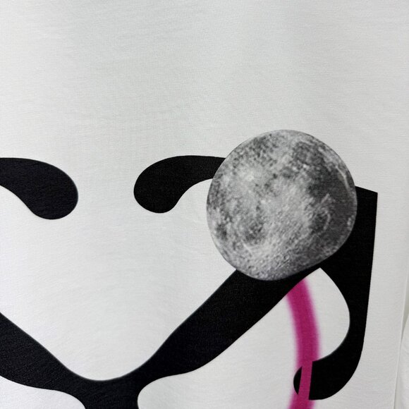 Off-White Double Moon Arrow White T-Shirt - Picture 6 of 7
